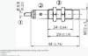 Picture of Ind.andur IME, M12, Sn=4mm, Unshielded, PNP-NO, kere 44mm, 2m kaabel 3-juhet, SICK
